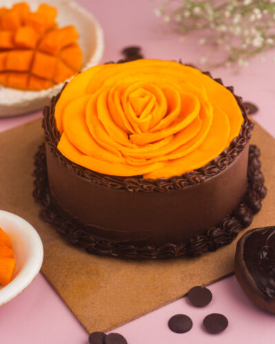 Mango belgian Chocolate cream cake (seasonal)